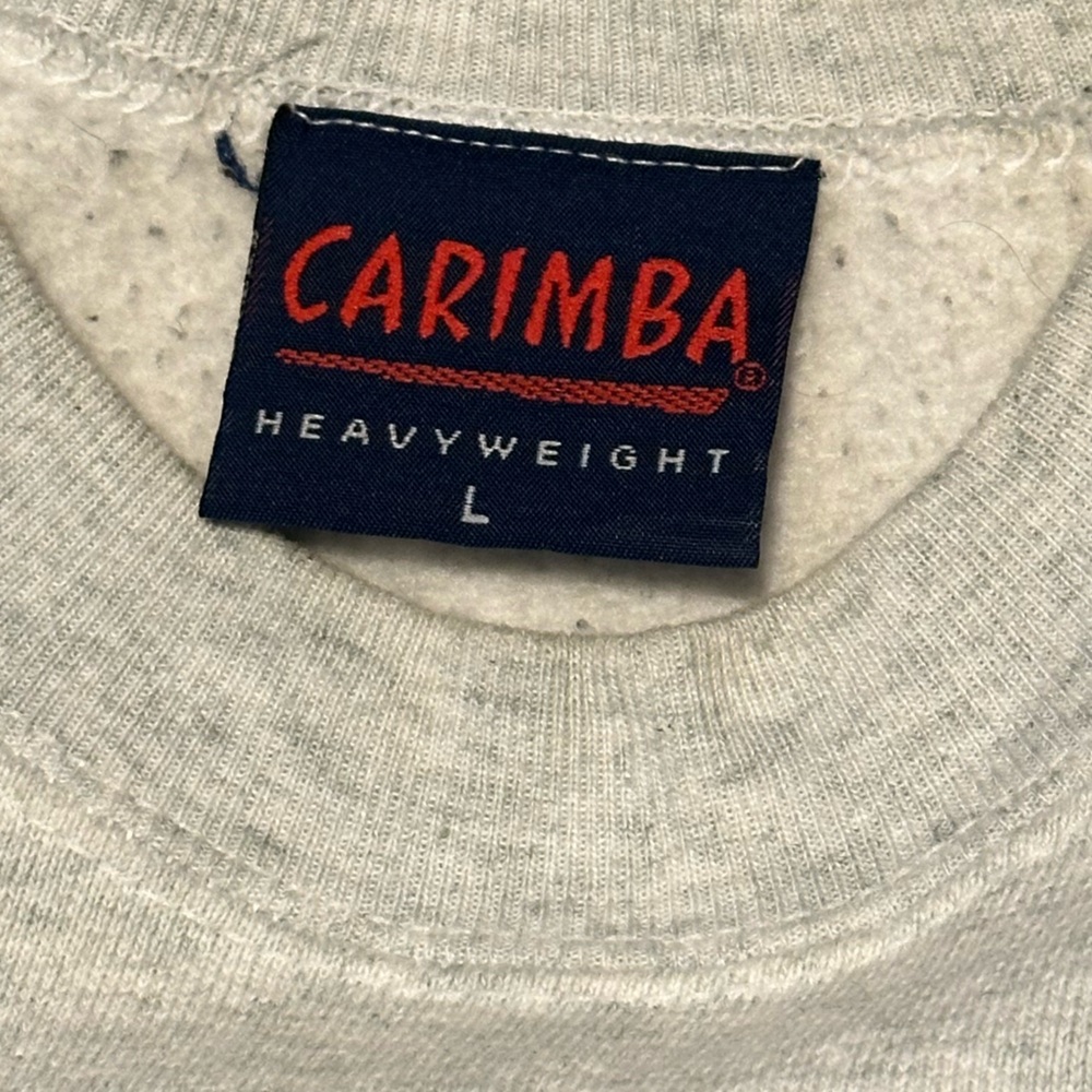 Vintage Gray NOTRE DAME Crewneck Sweater with Graphic - Picture 4 of 6